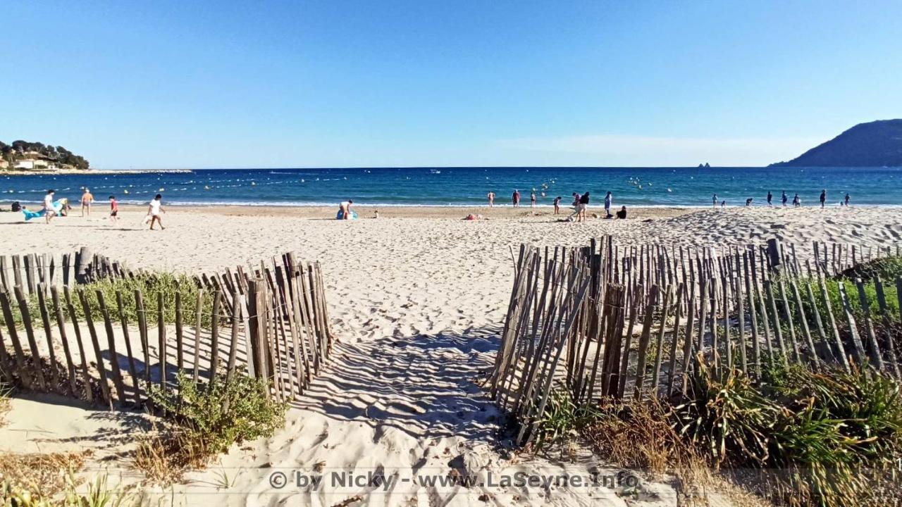 Charmant Appart. 500M Plages Des Sablettes 滨海拉塞讷 外观 照片